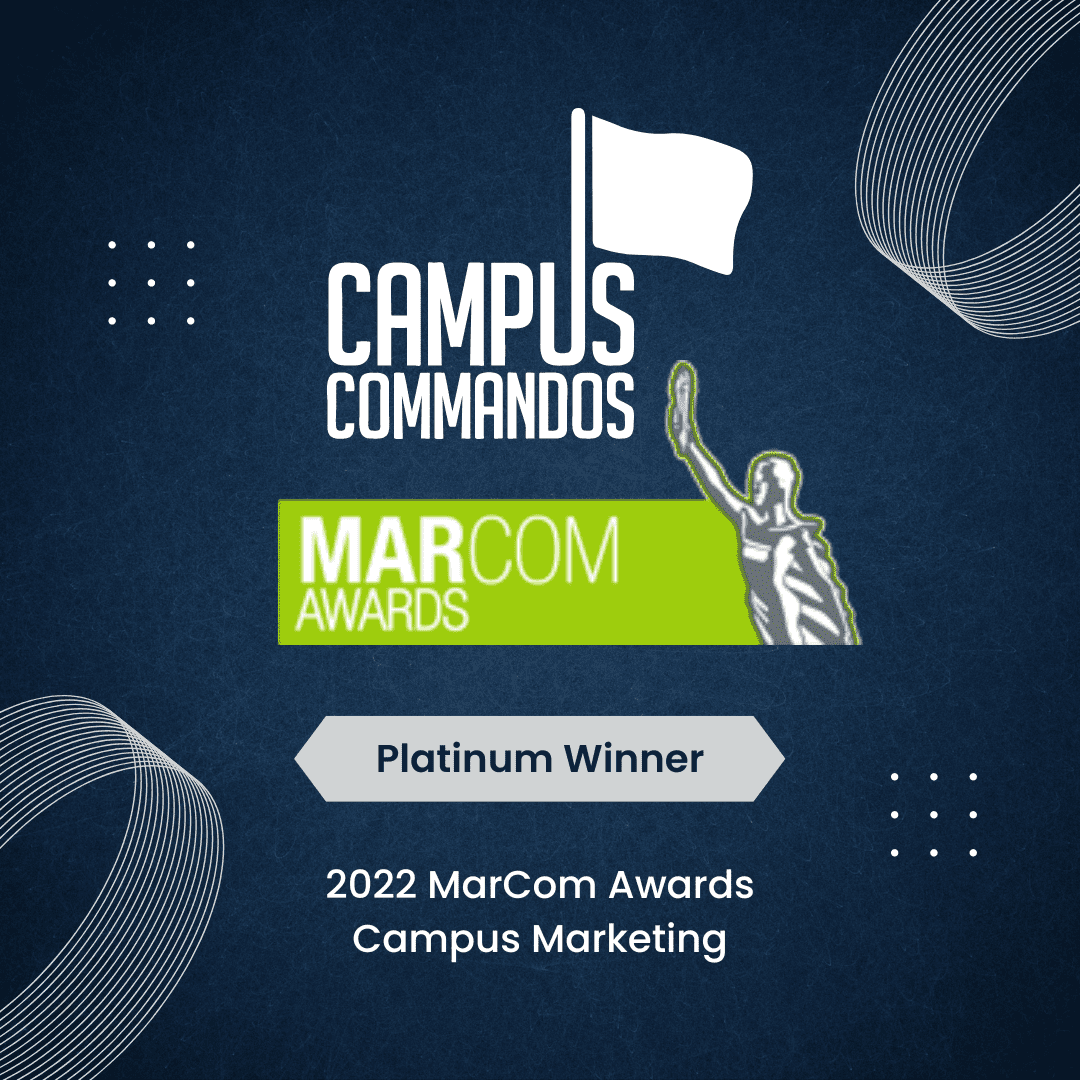 Campus Commandos wins Platinum Award in the Campus Marketing category