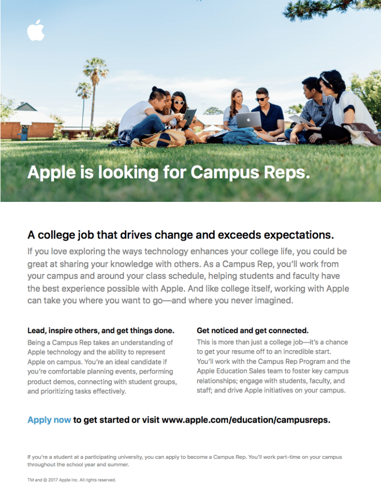 Apple Campus Reps