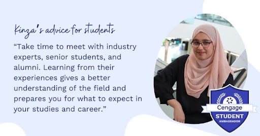 Student Testimonial from Cengage Student Ambassador