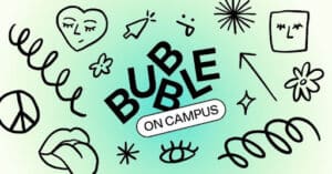 Bubble Campus Ambassador Backdrop